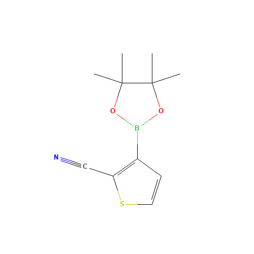 3-(4,4,5,5-tetramethyl-1,3,2-dioxaborolan-2-yl)thiophene-2-carbonitrile (CAS: 942070-34-0) - Related Chemical Product