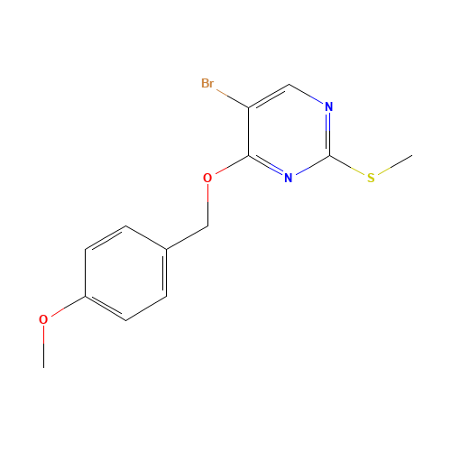 5-bromo-4-[(4-methoxyphenyl)methoxy]-2-methylsulfanylpyrimidine (CAS: 1343461-04-0) - Related Chemical Product