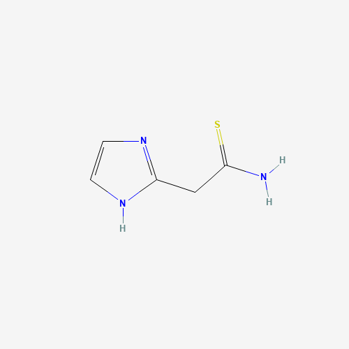 2-(1H-imidazol-2-yl)ethanethioamide (CAS: 116167-46-5) - Chemical Structure and Molecular Formula 