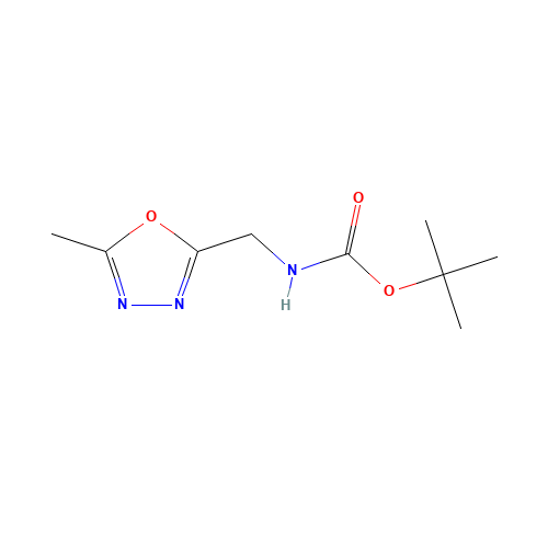 tert-butyl N-[(5-methyl-1,3,4-oxadiazol-2-yl)methyl]carbamate (CAS: 1053656-43-1) - Related Chemical Product