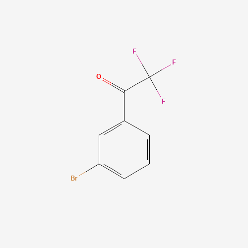 1-(3-bromophenyl)-2,2,2-trifluoroethanone chemical structure 1-(3-bromophenyl)-2,2,2-trifluoroethanone (CAS: 655-26-5) - Chemical Structure and Molecular Formula