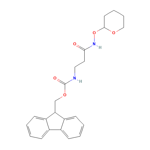 9H-fluoren-9-ylmethyl N-[3-(oxan-2-yloxyamino)-3-oxopropyl]carbamate (CAS: 850349-60-9) - Related Chemical Product