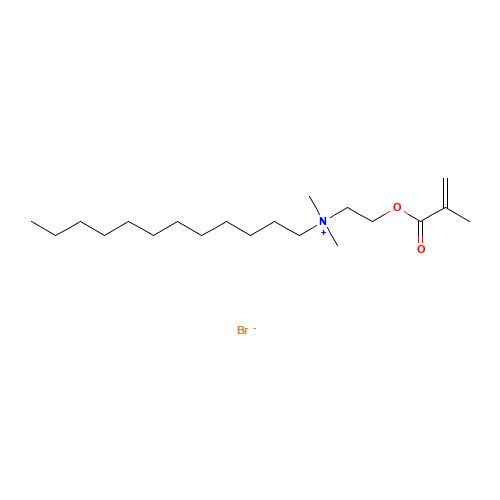 dodecyl-dimethyl-[2-(2-methylprop-2-enoyloxy)ethyl]azanium;bromide (CAS: 96526-35-1) - Related Chemical Product