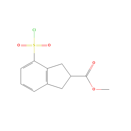 methyl 4-chlorosulfonyl-2,3-dihydro-1H-indene-2-carboxylate (CAS: 888327-29-5) - Related Chemical Product