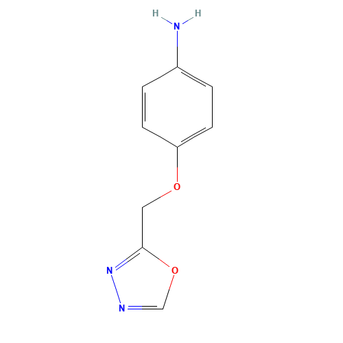 4-(1,3,4-oxadiazol-2-ylmethoxy)aniline (CAS: 689251-64-7) - Related Chemical Product