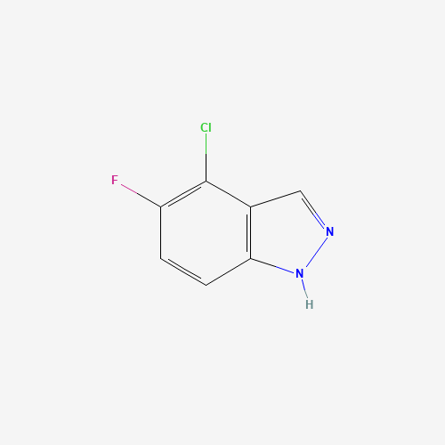 4-chloro-5-fluoro-1H-indazole (CAS: 1420068-88-7) - Chemical Structure and Molecular Formula 
