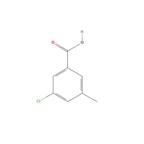 3-chloro-5-methylbenzoic acid (CAS: 56961-33-2) - Chemical Structure and Molecular Formula 