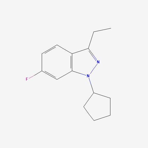 1-cyclopentyl-3-ethyl-6-fluoroindazole (CAS: 885271-87-4) - Related Chemical Product