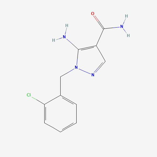 5-amino-1-[(2-chlorophenyl)methyl]pyrazole-4-carboxamide (CAS: 106898-48-0) - Related Chemical Product