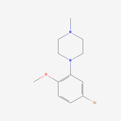 1-(5-bromo-2-methoxyphenyl)-4-methylpiperazine (CAS: 159306-42-0) - Related Chemical Product