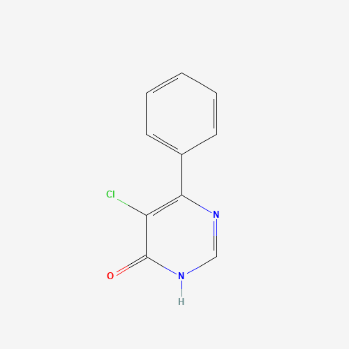 5-chloro-6-phenyl-1H-pyrimidin-4-one (CAS: 20551-30-8) - Chemical Structure and Molecular Formula 