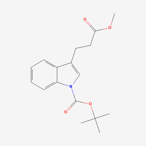 tert-butyl 3-(3-methoxy-3-oxopropyl)indole-1-carboxylate (CAS: 253605-13-9) - Related Chemical Product