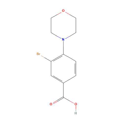 3-bromo-4-morpholin-4-ylbenzoic acid (CAS: 1131594-24-5) - Related Chemical Product