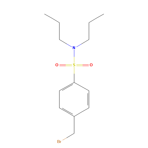 4-(bromomethyl)-N,N-dipropylbenzenesulfonamide (CAS: 15148-71-7) - Related Chemical Product