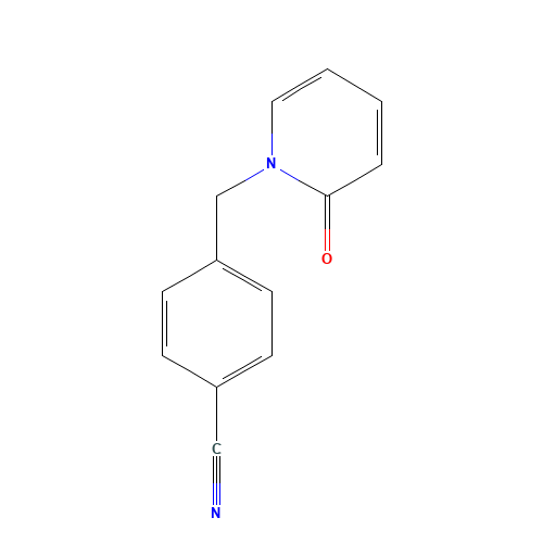 4-[(2-oxopyridin-1-yl)methyl]benzonitrile (CAS: 62455-72-5) - Related Chemical Product