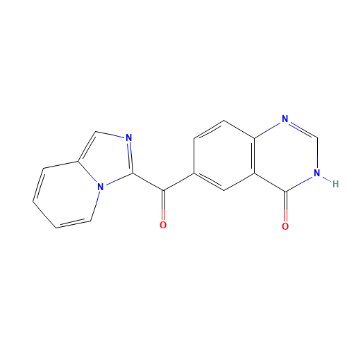 6-(imidazo[1,5-a]pyridine-3-carbonyl)-1H-quinazolin-4-one (CAS: 1354901-65-7) - Chemical Structure and Molecular Formula 