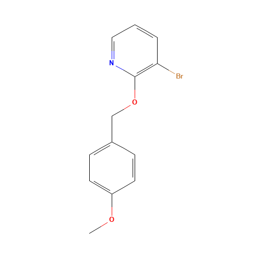 3-bromo-2-[(4-methoxyphenyl)methoxy]pyridine (CAS: 1240620-38-5) - Related Chemical Product