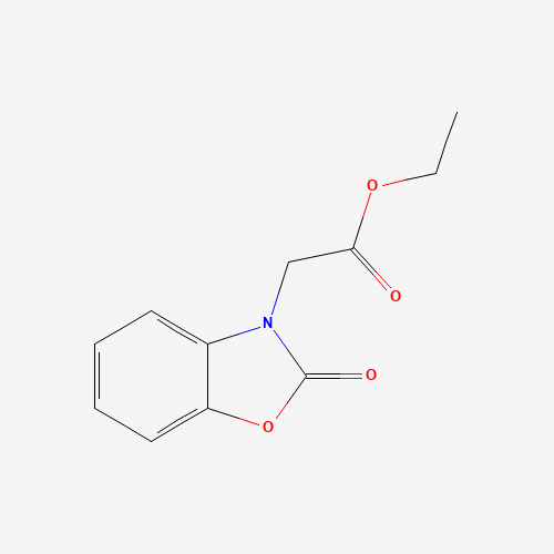 ethyl 2-(2-oxo-1,3-benzoxazol-3-yl)acetate (CAS: 13610-51-0) - Chemical Structure and Molecular Formula 