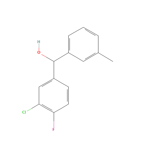 (3-chloro-4-fluorophenyl)-(3-methylphenyl)methanol (CAS: 842140-69-6) - Related Chemical Product