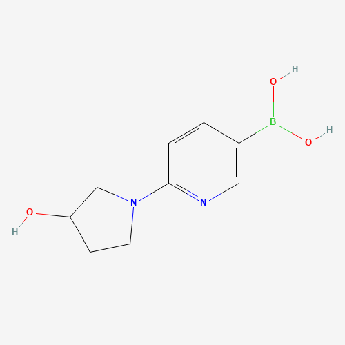 [6-(3-hydroxypyrrolidin-1-yl)pyridin-3-yl]boronic acid (CAS: 1415793-90-6) - Related Chemical Product