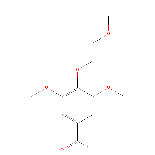3,5-dimethoxy-4-(2-methoxyethoxy)benzaldehyde (CAS: 65321-43-9) - Related Chemical Product