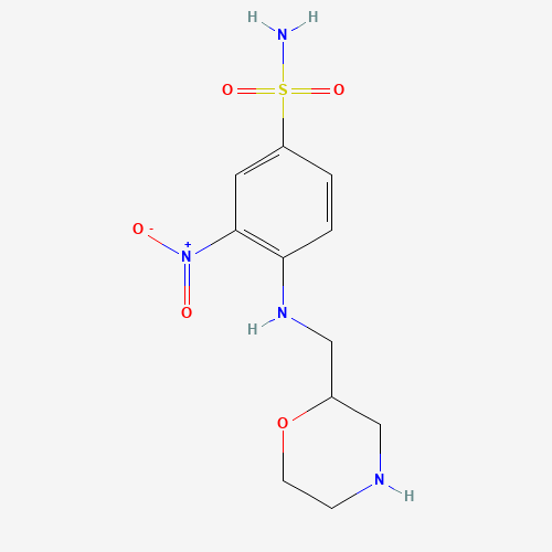 4-(morpholin-2-ylmethylamino)-3-nitrobenzenesulfonamide (CAS: 1228875-25-9) - Related Chemical Product