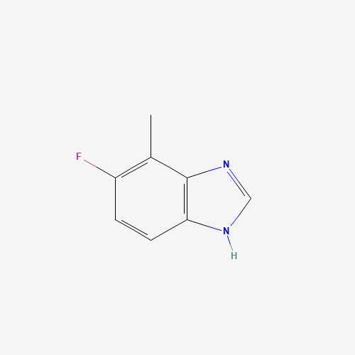 5-fluoro-4-methyl-1H-benzimidazole (CAS: 1360938-47-1) - Chemical Structure and Molecular Formula 
