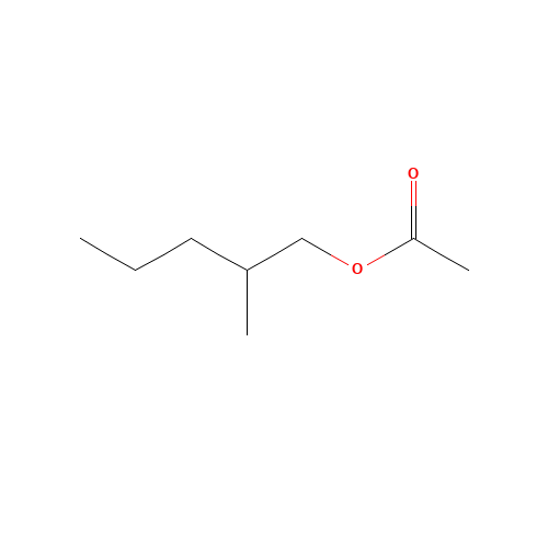 2-methylpentyl acetate (CAS: 7789-99-3) - Chemical Structure and Molecular Formula 