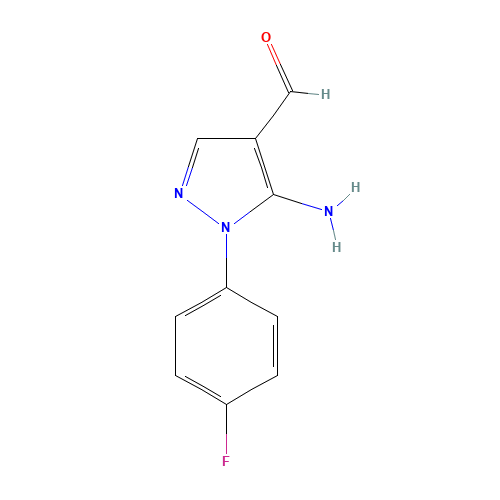 5-amino-1-(4-fluorophenyl)pyrazole-4-carbaldehyde (CAS: 1437485-36-3) - Related Chemical Product