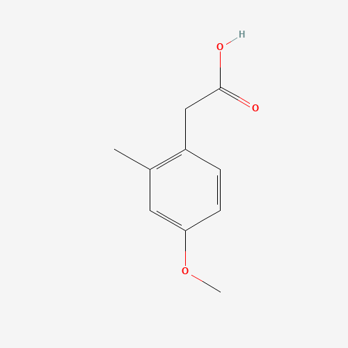 2-(4-methoxy-2-methylphenyl)acetic acid (CAS: 942-97-2) - Chemical Structure and Molecular Formula 