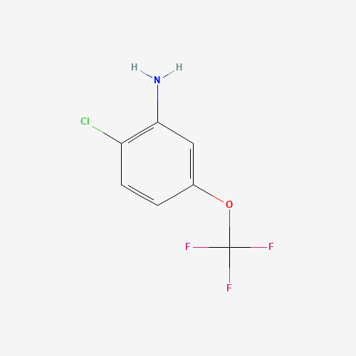 2-chloro-5-(trifluoromethoxy)aniline (CAS: 331-26-0) - Chemical Structure and Molecular Formula 