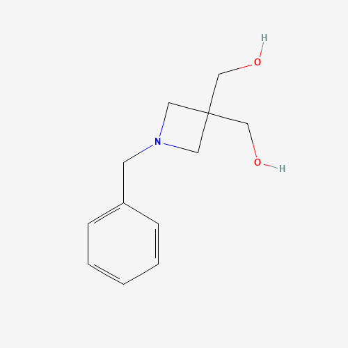 [1-benzyl-3-(hydroxymethyl)azetidin-3-yl]methanol (CAS: 26096-30-0) - Chemical Structure and Molecular Formula 