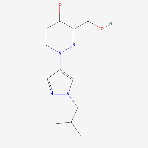 3-(hydroxymethyl)-1-[1-(2-methylpropyl)pyrazol-4-yl]pyridazin-4-one (CAS: 1314397-55-1) - Related Chemical Product