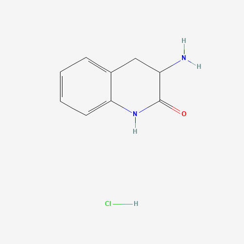 3-amino-3,4-dihydro-1H-quinolin-2-one;hydrochloride (CAS: 35849-31-1) - Chemical Structure and Molecular Formula 
