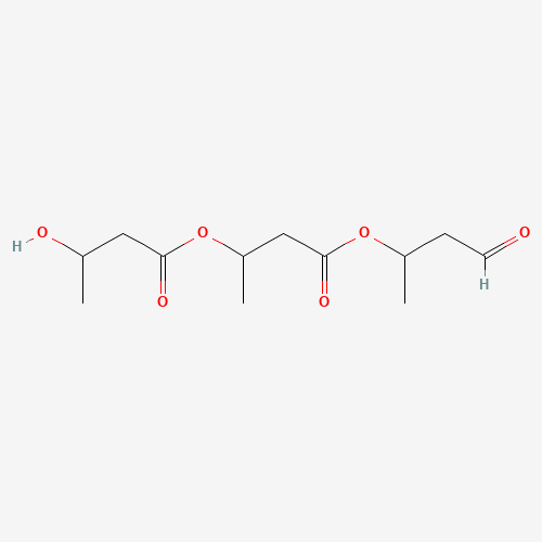 [4-oxo-4-(4-oxobutan-2-yloxy)butan-2-yl] 3-hydroxybutanoate (CAS: 29435-48-1) - Chemical Structure and Molecular Formula 