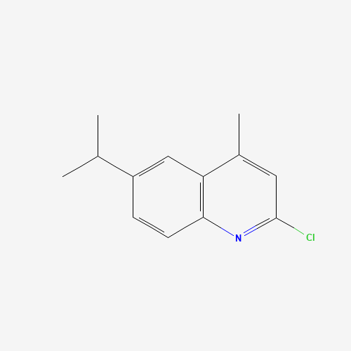 2-chloro-4-methyl-6-propan-2-ylquinoline (CAS: 952434-93-4) - Chemical Structure and Molecular Formula 