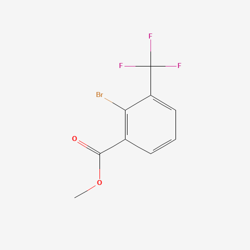 methyl 2-bromo-3-(trifluoromethyl)benzoate (CAS: 1214362-28-3) - Chemical Structure and Molecular Formula 
