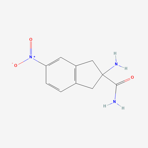 2-amino-5-nitro-1,3-dihydroindene-2-carboxamide (CAS: 1219006-71-9) - Related Chemical Product