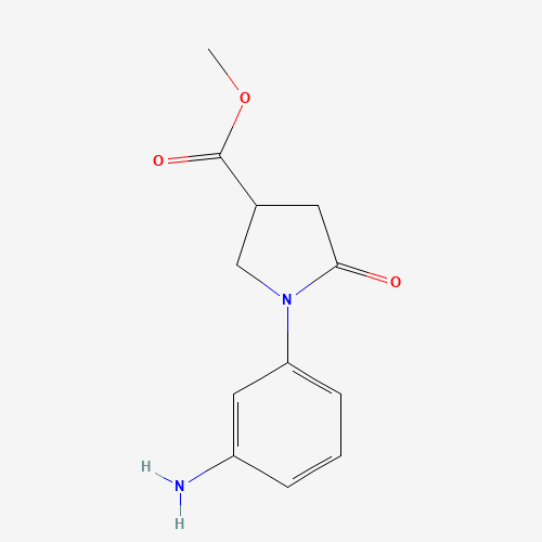 methyl 1-(3-aminophenyl)-5-oxopyrrolidine-3-carboxylate (CAS: 345297-82-7) - Related Chemical Product