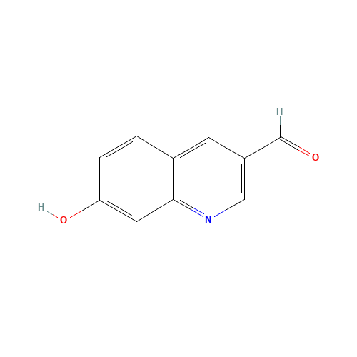 7-oxo-1H-quinoline-3-carbaldehyde (CAS: 363135-54-0) - Chemical Structure and Molecular Formula 