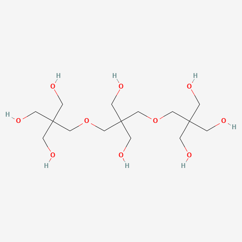 2-[[3-hydroxy-2-[[3-hydroxy-2,2-bis(hydroxymethyl)propoxy]methyl]-2-(hydroxymethyl)propoxy]methyl]-2-(hydroxymethyl)propane-1,3-diol (CAS: 78-24-0) - Chemical Structure and Molecular Formula 