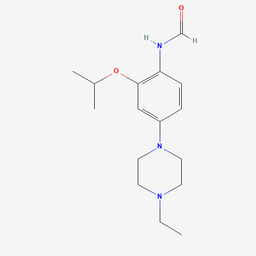 N-[4-(4-ethylpiperazin-1-yl)-2-propan-2-yloxyphenyl]formamide (CAS: 1462952-22-2) - Related Chemical Product