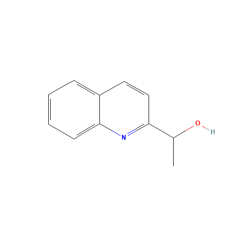 1-quinolin-2-ylethanol (CAS: 19020-29-2) - Chemical Structure and Molecular Formula 