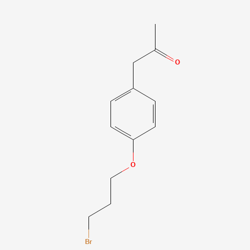 1-[4-(3-bromopropoxy)phenyl]propan-2-one (CAS: 1346763-07-2) - Related Chemical Product