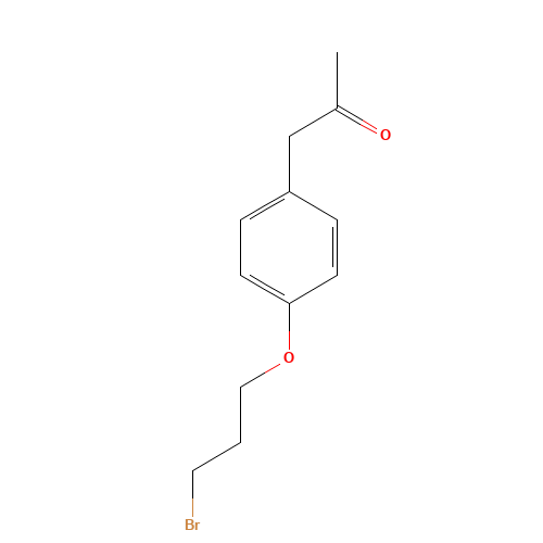 1-[4-(3-bromopropoxy)phenyl]propan-2-one (CAS: 1346763-07-2) - Related Chemical Product