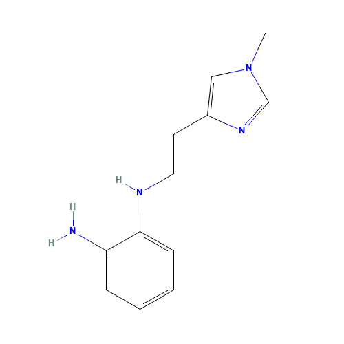 2-N-[2-(1-methylimidazol-4-yl)ethyl]benzene-1,2-diamine (CAS: 876590-87-3) - Related Chemical Product