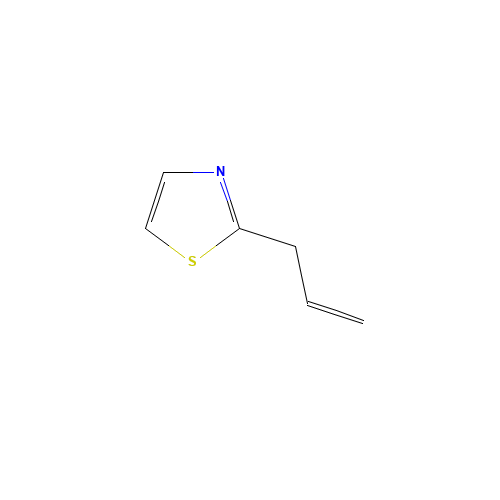 2-prop-2-enyl-1,3-thiazole (CAS: 51861-00-8) - Chemical Structure and Molecular Formula 