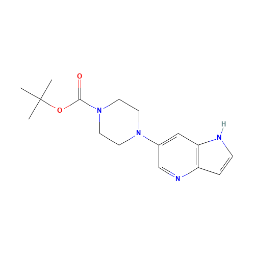 tert-butyl 4-(1H-pyrrolo[3,2-b]pyridin-6-yl)piperazine-1-carboxylate (CAS: 1015609-59-2) - Related Chemical Product