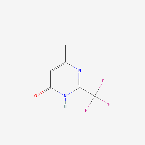 6-methyl-2-(trifluoromethyl)-1H-pyrimidin-4-one (CAS: 2557-79-1) - Chemical Structure and Molecular Formula 