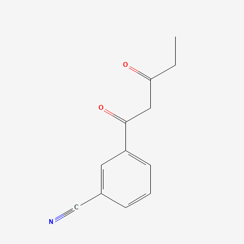 3-(3-oxopentanoyl)benzonitrile (CAS: 1341993-76-7) - Related Chemical Product